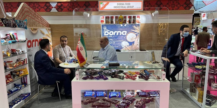 استقبال تجار وشرکت‌های خارجی از محصولات صنایع غذایی درنا در نمایشگاه مواد غذایی دبی